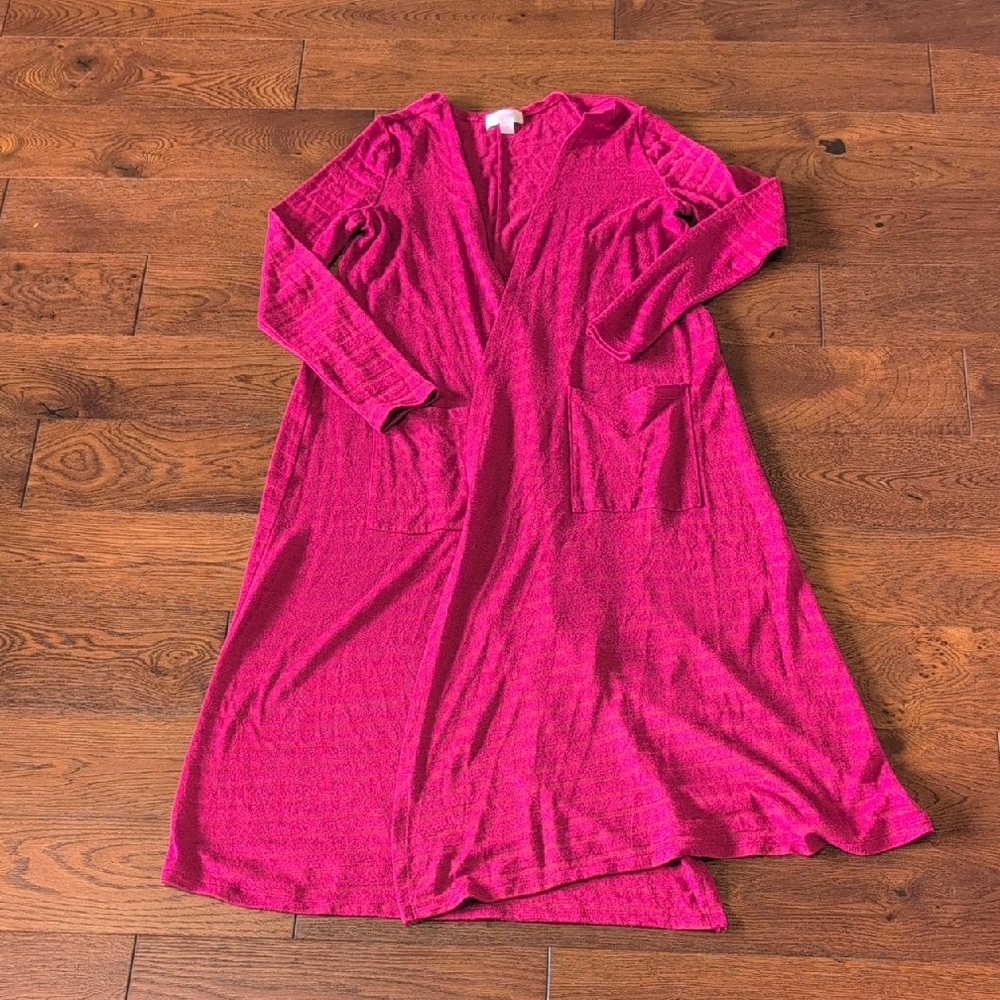 LuLaRoe Rich Magenta Cardigan